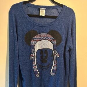Disney Parks winter Mickey Mouse sweater size large